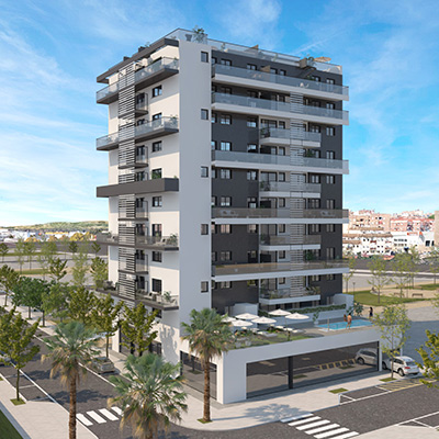 Residencial-Los-Molinos-II pisos de obra nueva en Paterna